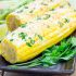 Cheese-dusted corn on the cob