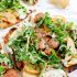 Grilled Sausage & Apple Pizza with Goat Cheese