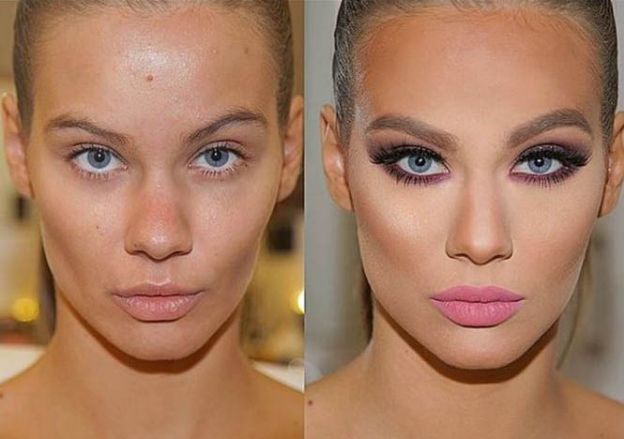 Contouring: before and after