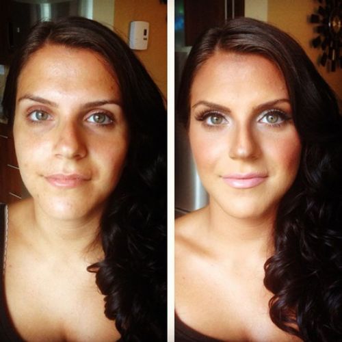Contouring: before and after