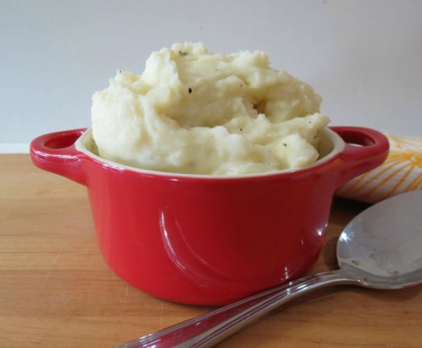 Microwave mashed potatoes