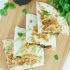 20-minute black bean, avocado and beef quesadillas