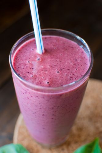 Cherry spinach smoothie