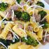 Roasted broccoli and sausage pasta