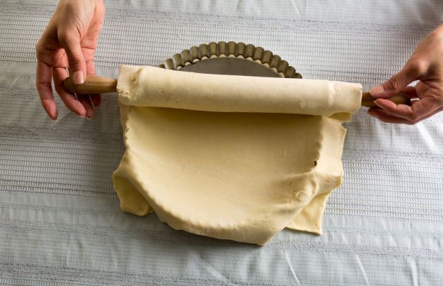 Make pie dough in advance and freeze