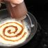 Apple butter swirled pancakes