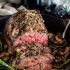 Rosemary and garlic roast beef