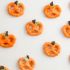 Chocolate covered pretzel pumpkins