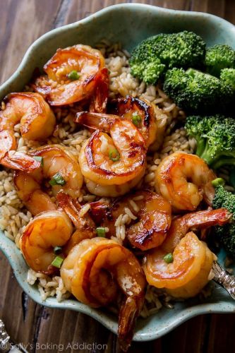 20 Minute Honey Garlic Shrimp