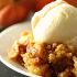 Slow Cooker Peach Cobbler