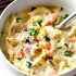 One Pot Creamy White Bean ANd Ham Tortellini Soup