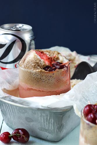 Cherry Vanilla Coca Cola Ice Cream Floats