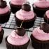 Chocolate cherry cupcakes