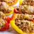 Skinny bell pepper nacho boats