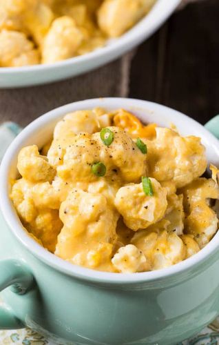 Crock pot cauliflower and cheese