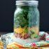 Chicken Bacon Ranch Mason Jar Salads