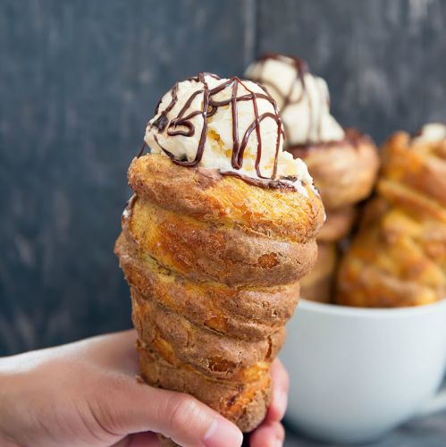 Donut Ice Cream Cone