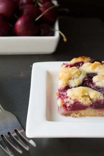 Cherry almond bars