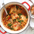 Tabasco Braised Chicken With Chickpeas And Kale