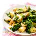 ASPARAGUS AND SWEET POTATO HASH WITH CHIMICHURRI