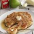 Apple crumble pancakes