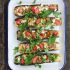 Mediterranean Grilled Zucchini Boats with Tomato and Feta