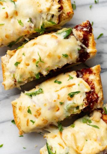 BBQ Chicken French Bread Pizza