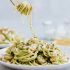 Cilantro Pistachio Pesto Shrimp Pasta