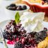 Fresh Blackberry Glace Pie