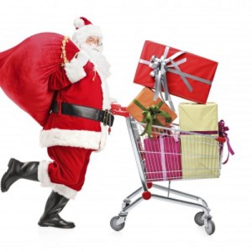 Santa Claus wears red because it's the traditional color of Coca Cola