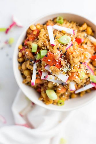 Protein fried rice