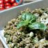 Spinach & halloumi pearl barley risotto