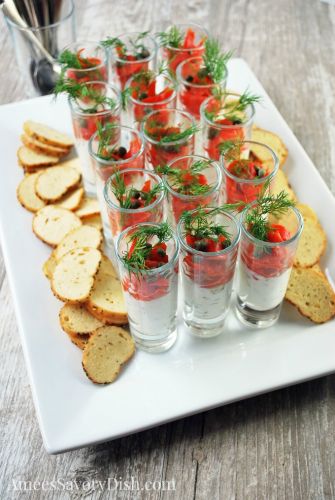 Smoked Salmon Shooters