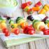 RAINBOW VEGGIE KABOBS