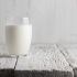 A glass of milk
