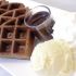 Effortless chocolate waffles