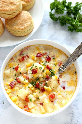 Corn Chowder With Bacon