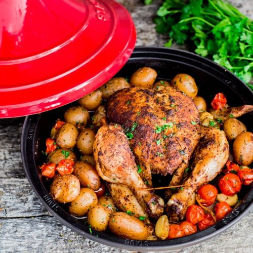 Moroccan Style Roast Chicken