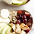 Fruit and goat cheese chicken bowls