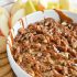 Salted caramel pecan cheesecake dip