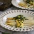 White Asparagus with Herby Sabayon Sauce