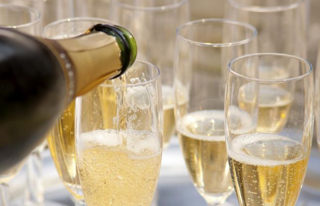 What's the best way to pour Champagne?