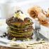 Matcha green tea coconut pancakes
