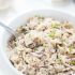 Mushroom & wild rice pilaf