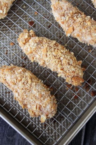 Easy 3 ingredient Ritz cracker chicken