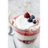 White chocolate and raspberry verrines