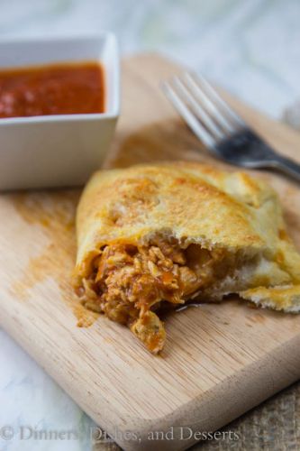 Chicken Parmesan calzones