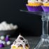 Marshmallow web cupcake topper