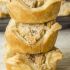 Apple pie bites with cinnamon streusel