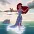 Ariel's sparkling dress